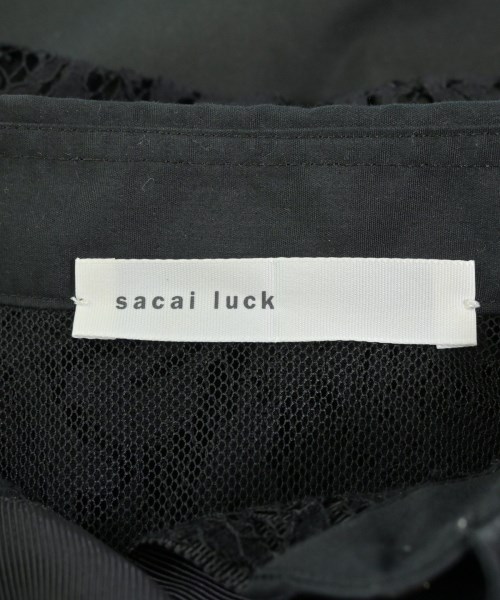 sacai luck（サカイラック）ワンピース 黒 サイズ:3(L位) レディース/2200695174019