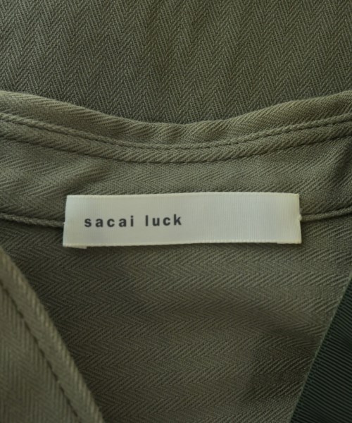 sacai luck（サカイラック）カジュアルシャツ カーキ サイズ:2(M位) レディース/2200698380127