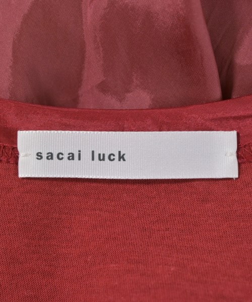 sacai luck（サカイラック）ワンピース 赤 サイズ:2(M位) レディース/2200695371036
