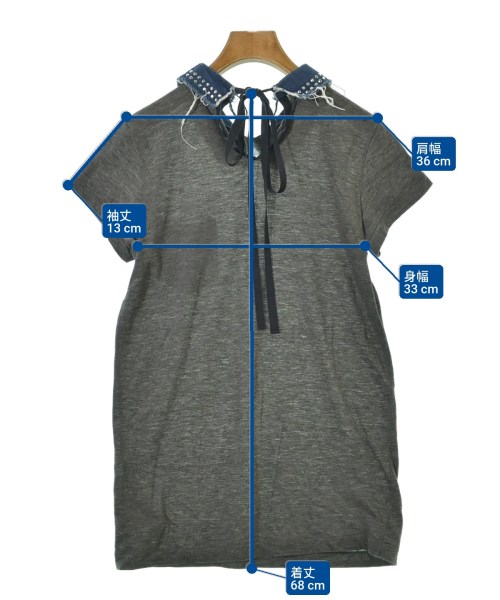 sacai luck（サカイラック）Tシャツ・カットソー グレー サイズ:2(M位) レディース/2200657034023