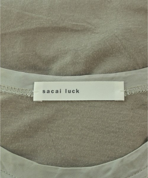 sacai luck（サカイラック）Tシャツ・カットソー グレー サイズ:1(S位) レディース/2200659002143