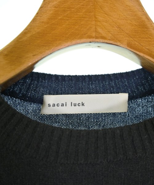 sacai luck（サカイラック）ニット・セーター 黒 サイズ:1(S位) レディース/2200711219144