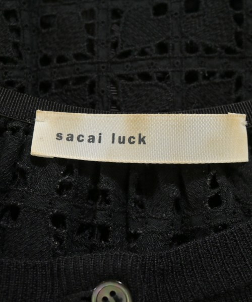 sacai luck（サカイラック）カーディガン 黒 サイズ:1(S位) レディース/2200714501024