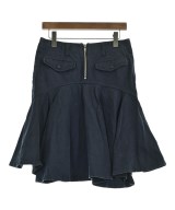 sacai luck（サカイラック）ひざ丈スカート 紺 サイズ:2(M位) レディース/2200716217077