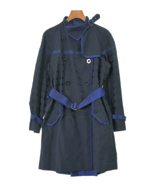 sacai luck(サカイラック)トレンチコート 紺 サイズ:2(M位)/2200634921025