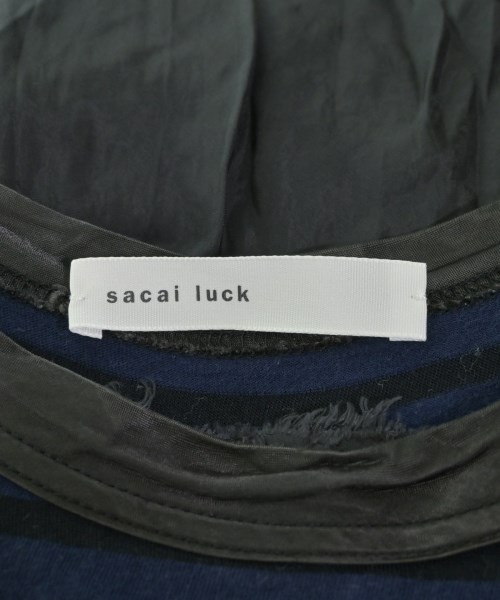 sacai luck（サカイラック）Tシャツ・カットソー 紺 サイズ:2(M位) レディース/2200634260117