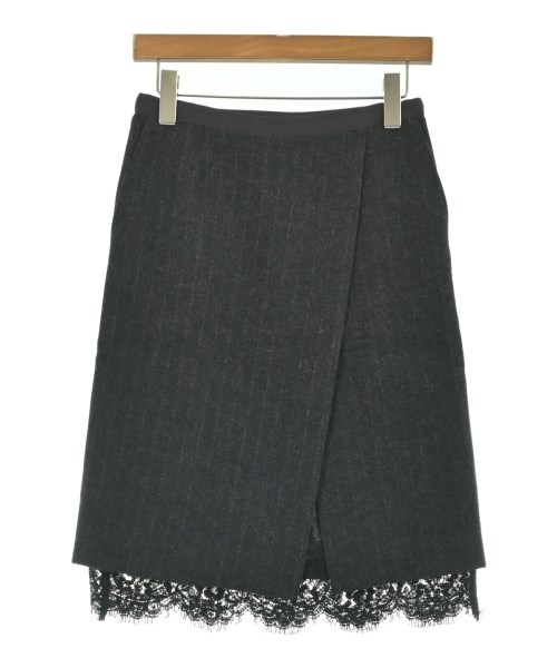 sacai luck(サカイラック)ひざ丈スカート グレー サイズ:1(S位)/2200702372018