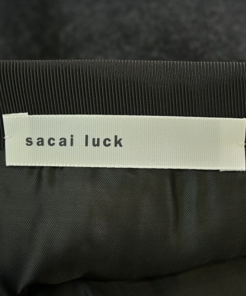 sacai luck（サカイラック）ひざ丈スカート グレー サイズ:1(S位) レディース/2200702372018