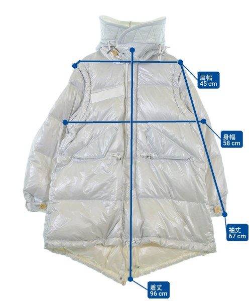 sacai luck（サカイラック）ダウンコート グレー サイズ:3(L位) レディース/2200707138558