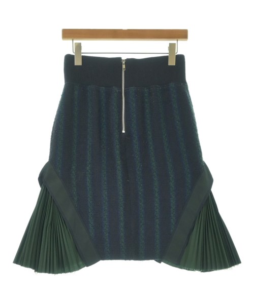 sacai luck（サカイラック）ひざ丈スカート 黒 サイズ:2(M位) レディース/2200665571039