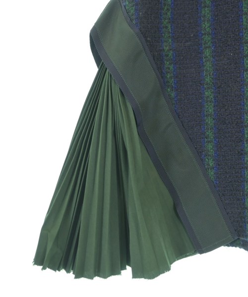 sacai luck（サカイラック）ひざ丈スカート 黒 サイズ:2(M位) レディース/2200665571039