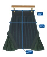 sacai luck（サカイラック）ひざ丈スカート 黒 サイズ:2(M位) レディース/2200665571039