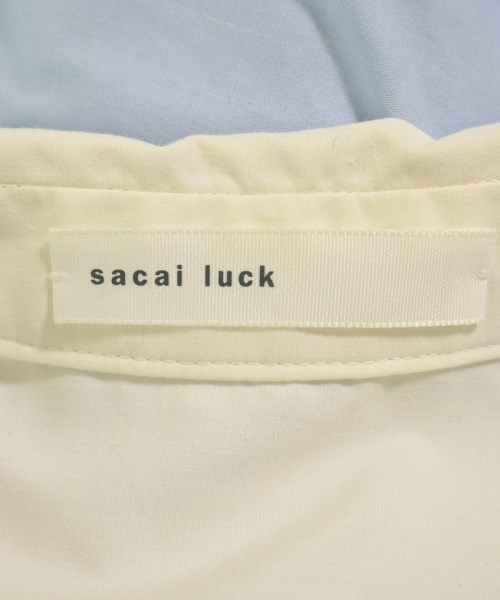 sacai luck（サカイラック）カジュアルシャツ 青 サイズ:1(S位) レディース/2200724293049