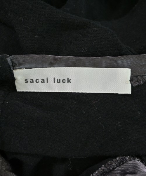 sacai luck（サカイラック）Tシャツ・カットソー 黒 サイズ:2(M位) レディース/2200734054029