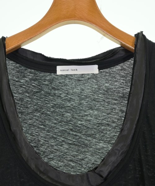 sacai luck（サカイラック）ワンピース 黒 サイズ:3(L位) レディース/2200724844067