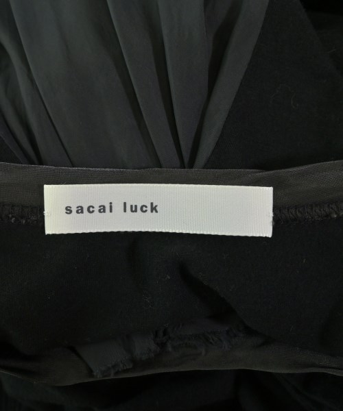 sacai luck（サカイラック）ワンピース 黒 サイズ:3(L位) レディース/2200724844074