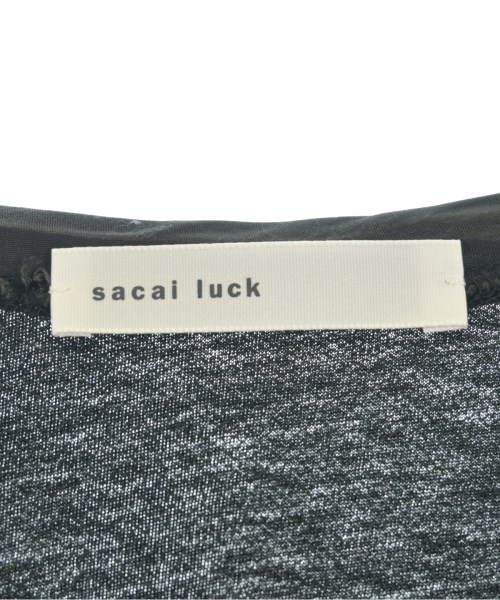 sacai luck（サカイラック）Tシャツ・カットソー 黒 サイズ:3(L位) レディース/2200724844081