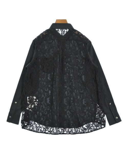 sacai luck（サカイラック）カジュアルシャツ 黒 サイズ:1(S位) レディース/2200682311045