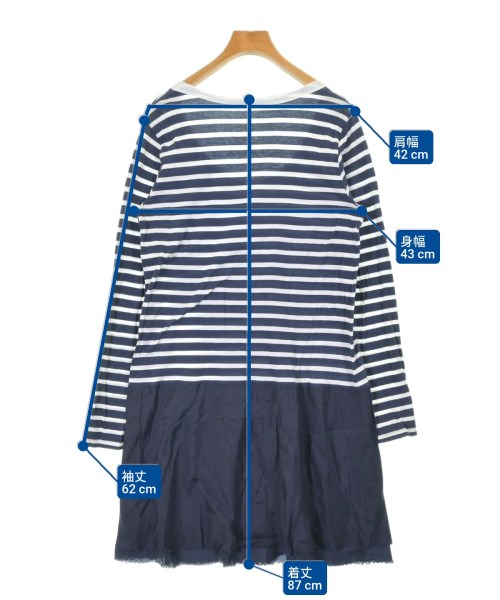 sacai luck（サカイラック）ワンピース 紺 サイズ:2(M位) レディース/2200678345108
