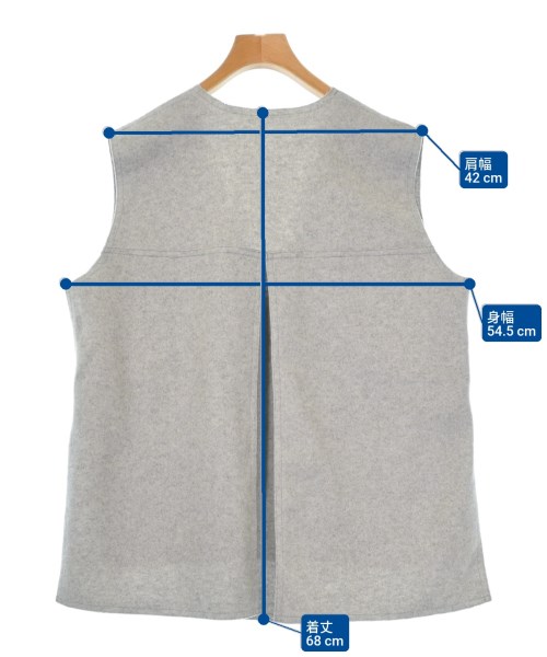 COCOON（コクーン）ベスト グレー サイズ:-(M位) レディース/2200642639011