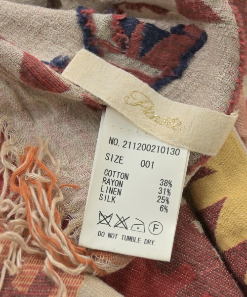 Pensee（パンセ）マフラー ベージュ サイズ:- レディース/2200644932103