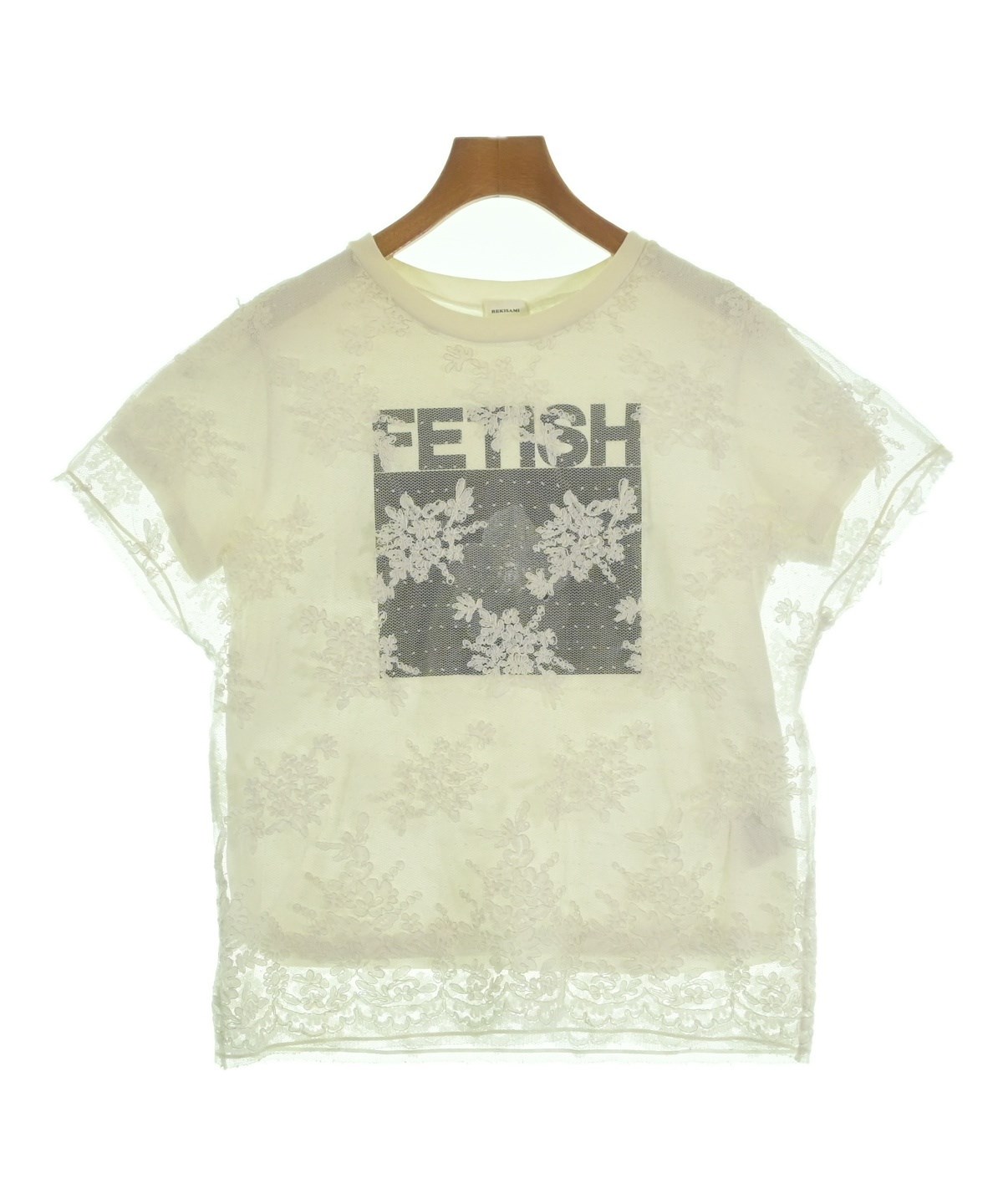 REKISAMI レキサミ リメイクTシャツ REKISAMI（レキサミ）の「REKISAMI/レキサミ/レースT（Tシャツ