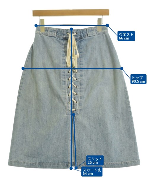 Sea NEW YORK（シーニューヨーク）ひざ丈スカート 青 サイズ:-(M位) レディース/2200644375078