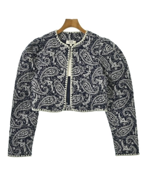 Sea NEW YORK(シーニューヨーク)のノーカラージャケット サイズ:S 19,000円