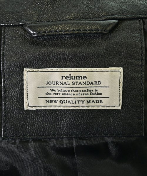 JOURNAL STANDARD relume（ジャーナルスタンダードレリューム）ライダース 黒 サイズ:M メンズ/2200625650033