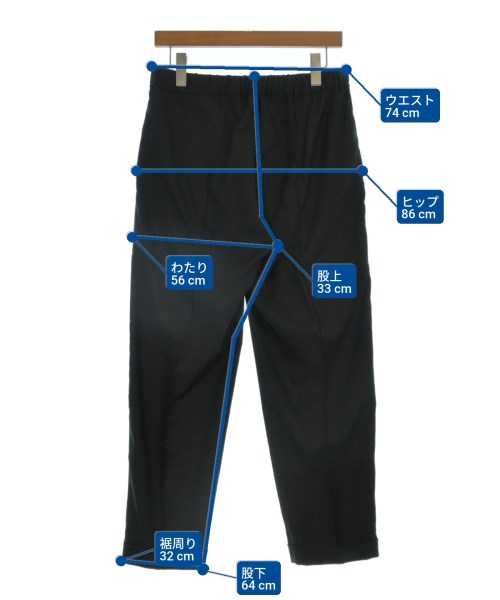 JOURNAL STANDARD（ジャーナルスタンダード）スラックス 黒 サイズ:M メンズ/2200621127058