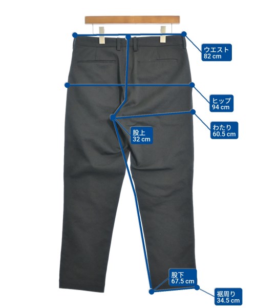 JOURNAL STANDARD relume（ジャーナルスタンダードレリューム）スラックス 黒 サイズ:L メンズ/2200622060033