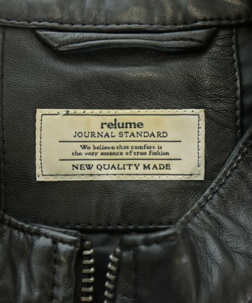JOURNAL STANDARD relume（ジャーナルスタンダードレリューム）ライダース 黒 サイズ:S メンズ/2200624950011