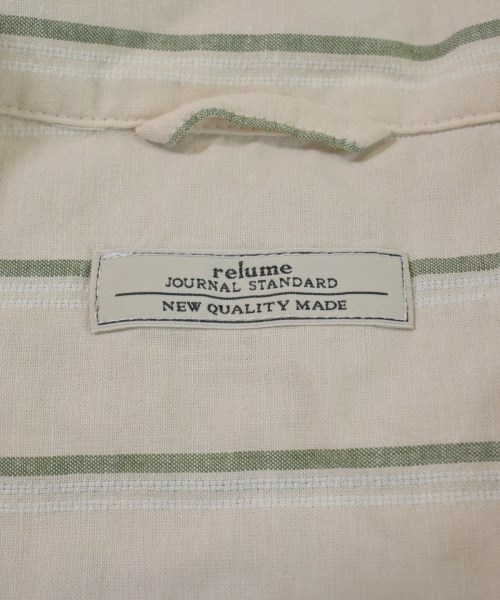 JOURNAL STANDARD relume（ジャーナルスタンダードレリューム）カジュアルシャツ ベージュ サイズ:M メンズ/2200618009039