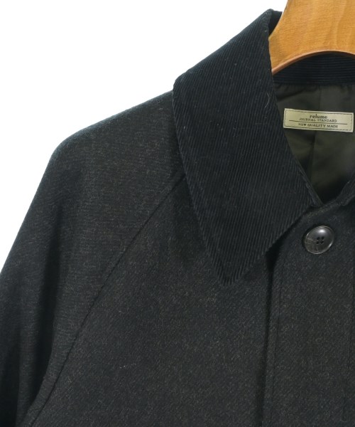 JOURNAL STANDARD relume（ジャーナルスタンダードレリューム）ステンカラーコート 黒 サイズ:M メンズ/2200633804015