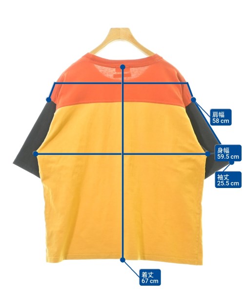 JOURNAL STANDARD relume（ジャーナルスタンダードレリューム）Tシャツ・カットソー 黄 サイズ:L メンズ/2200613342049