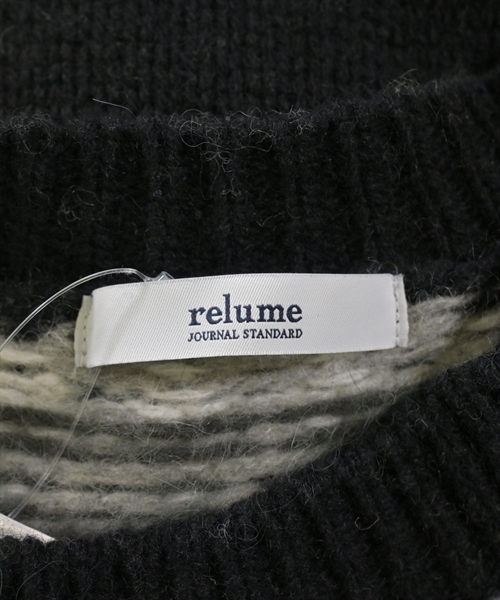 JOURNAL STANDARD relume（ジャーナルスタンダードレリューム）ニット・セーター 黒 サイズ:F メンズ/2200613347037