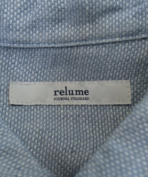 JOURNAL STANDARD relume（ジャーナルスタンダードレリューム）カジュアルシャツ 青 サイズ:M メンズ/2200614802092