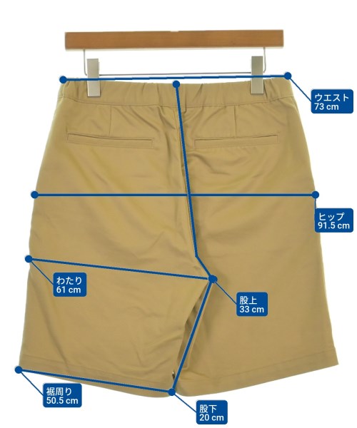 JOURNAL STANDARD relume（ジャーナルスタンダードレリューム）ショートパンツ ベージュ サイズ:S メンズ/2200611025036