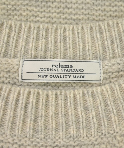 JOURNAL STANDARD relume（ジャーナルスタンダードレリューム）ニット・セーター ベージュ サイズ:L メンズ/2200608446035