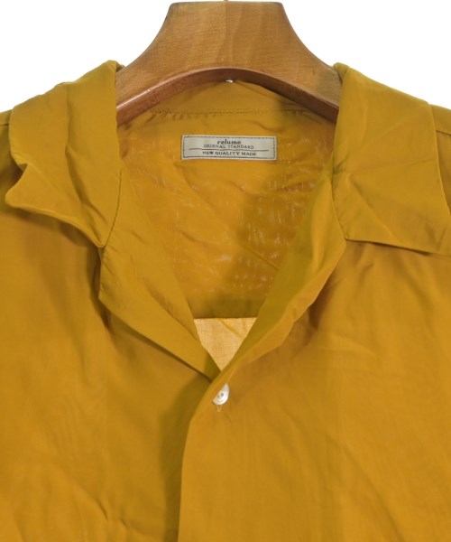 JOURNAL STANDARD relume（ジャーナルスタンダードレリューム）カジュアルシャツ 黄 サイズ:L メンズ/2200668450058
