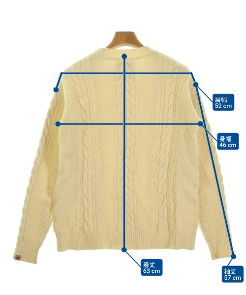 JOURNAL STANDARD relume（ジャーナルスタンダードレリューム）ニット・セーター 白 サイズ:L メンズ/2200676031058