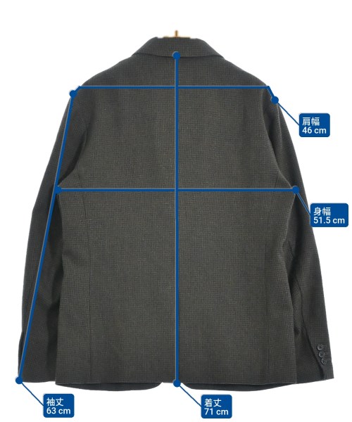 JOURNAL STANDARD relume（ジャーナルスタンダードレリューム）テーラードジャケット カーキ サイズ:L メンズ/2200681903029