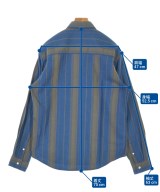 JOURNAL STANDARD relume（ジャーナルスタンダードレリューム）カジュアルシャツ 青 サイズ:L メンズ/2200690277029