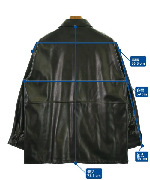 JOURNAL STANDARD relume（ジャーナルスタンダードレリューム）カジュアルシャツ 黒 サイズ:F メンズ/2200652469028