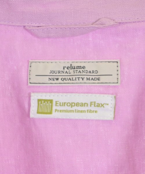 JOURNAL STANDARD relume（ジャーナルスタンダードレリューム）カジュアルシャツ ピンク サイズ:M メンズ/2200714332086