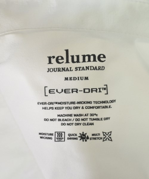 JOURNAL STANDARD relume（ジャーナルスタンダードレリューム）ポロシャツ 白 サイズ:M メンズ/2200719527043
