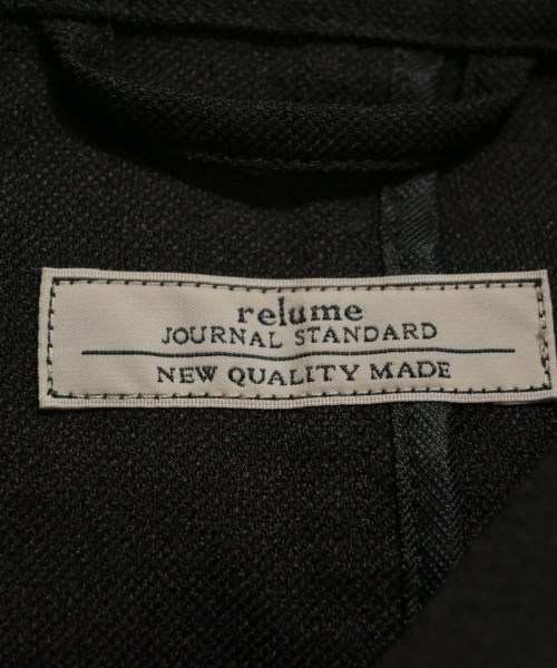 JOURNAL STANDARD relume（ジャーナルスタンダードレリューム）ステンカラーコート 黒 サイズ:S メンズ/2200638895063