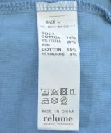 JOURNAL STANDARD relume（ジャーナルスタンダードレリューム）Tシャツ・カットソー 青 サイズ:L メンズ/2200706750256