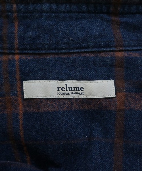 JOURNAL STANDARD relume（ジャーナルスタンダードレリューム）カジュアルシャツ 紺 サイズ:L メンズ/2200665079030