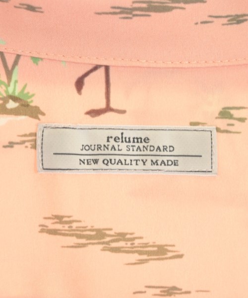 JOURNAL STANDARD relume（ジャーナルスタンダードレリューム）カジュアルシャツ ピンク サイズ:L メンズ/2200734853011